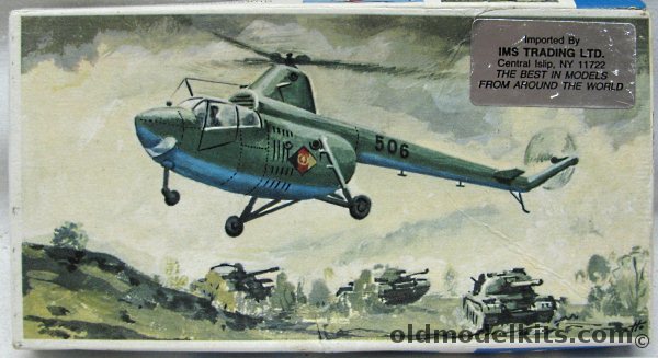 KVZ 1/100 Mil Mi-1 'Hare' Helicopter - Poland / USSR / DDR / USSR plastic model kit